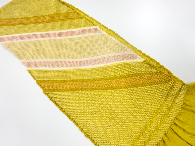SILK Tie-dye obiage for furisode
